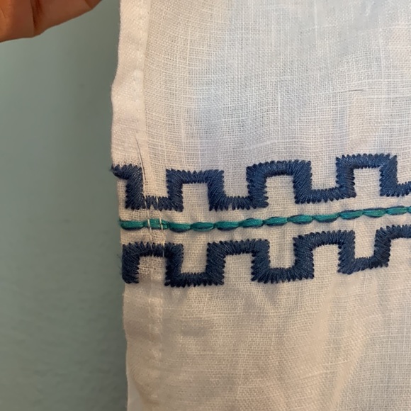 Johnny Was unstructured linen top. Size XL - Picture 5 of 10